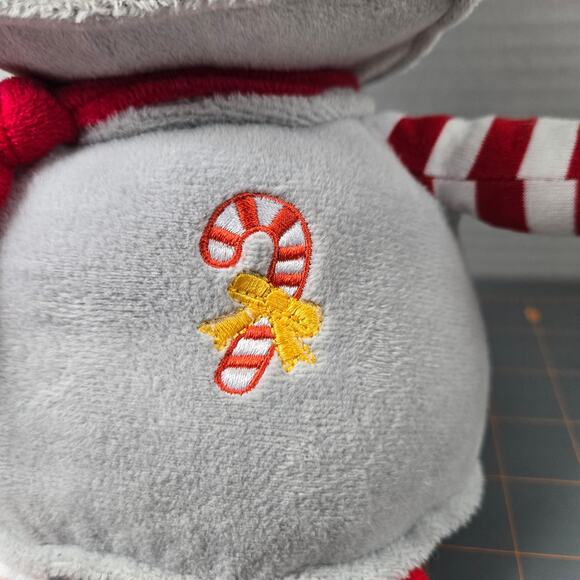 Walmart Dreams Christmas Girl Robot Plush Bow Scarf Candy Cane Arms Legs Shirt - Picture 3 of 10